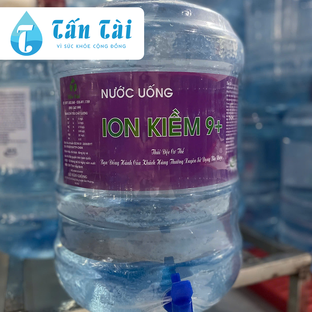 Nước uống ION KIỀM 9+ đóng bình